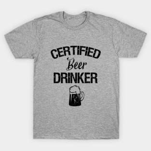 Certifield beer drinker beer lover gifts T-Shirt